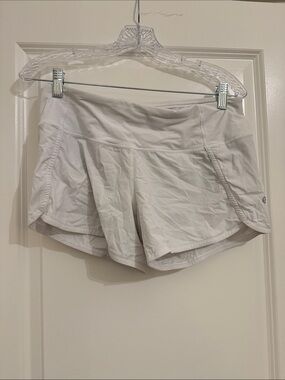 lululemon athletica White Athletic Running Shorts
